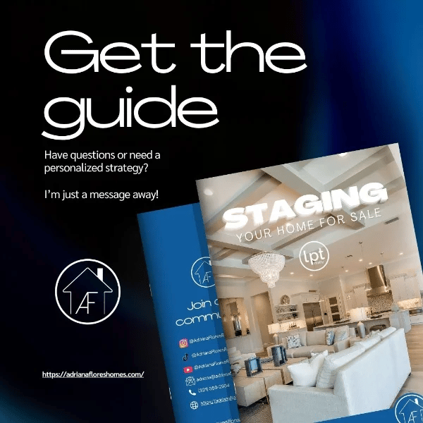 Free Home Staging Guide Orlando - Tips to Sell Your House Fast by Adriana Flores Realtor